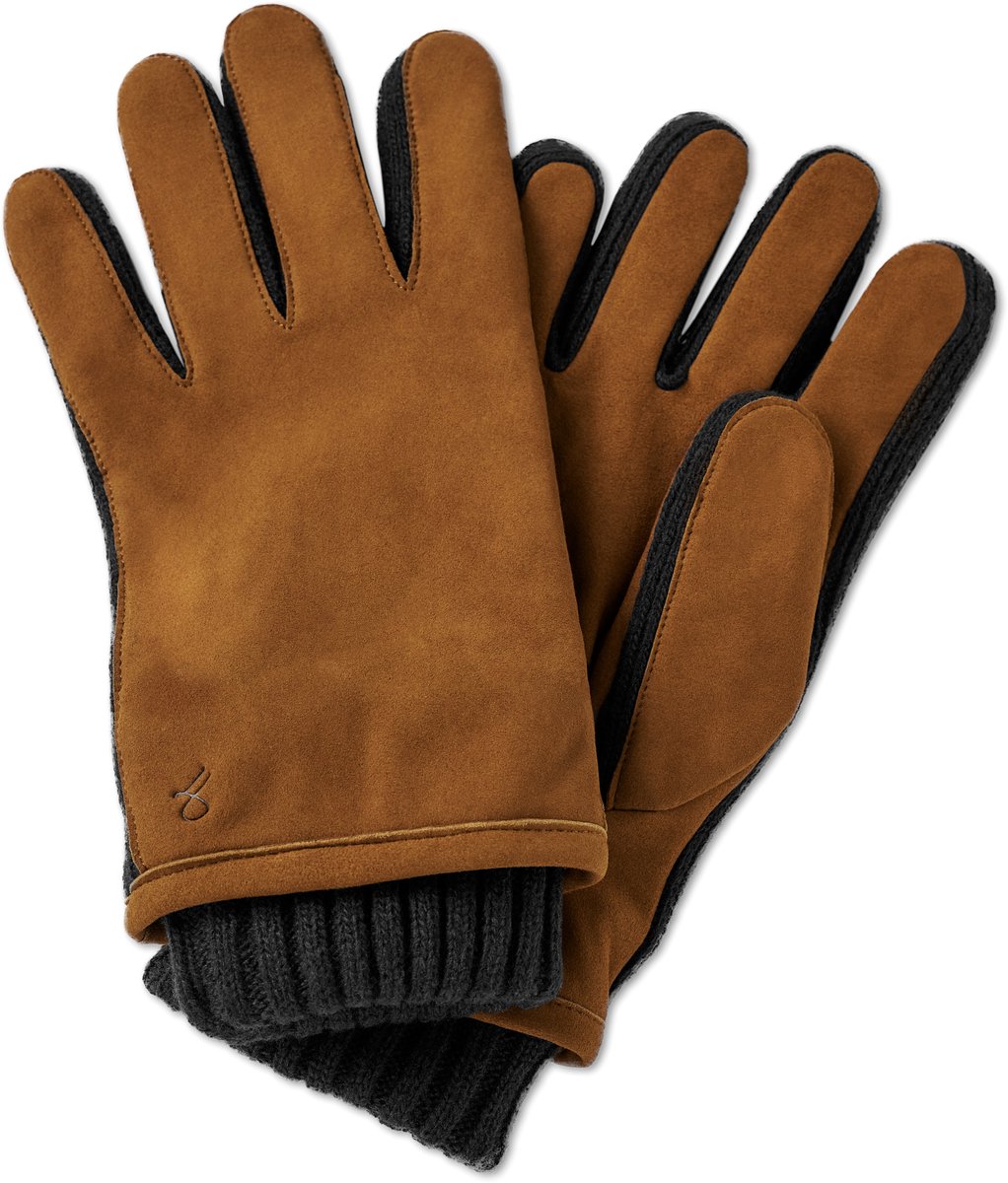 Hiems | Bruine Suède Leren Handschoenen
