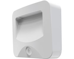 Calex Spot On Draadloze Buitenverlichting - Op batterij - Eenvoudige installatie - PIR sensor - Buitenlamp met Bewegingssensor - Wit