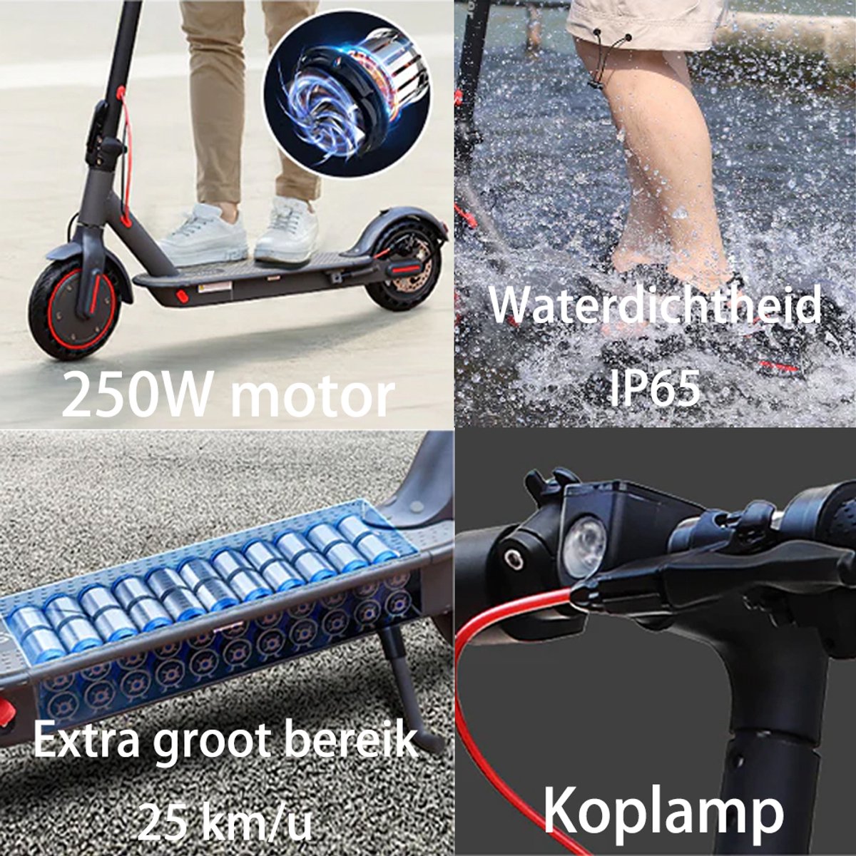 AOVOPRO TUYAS Elektrische Step 350W met App-bediening - afbeelding 3