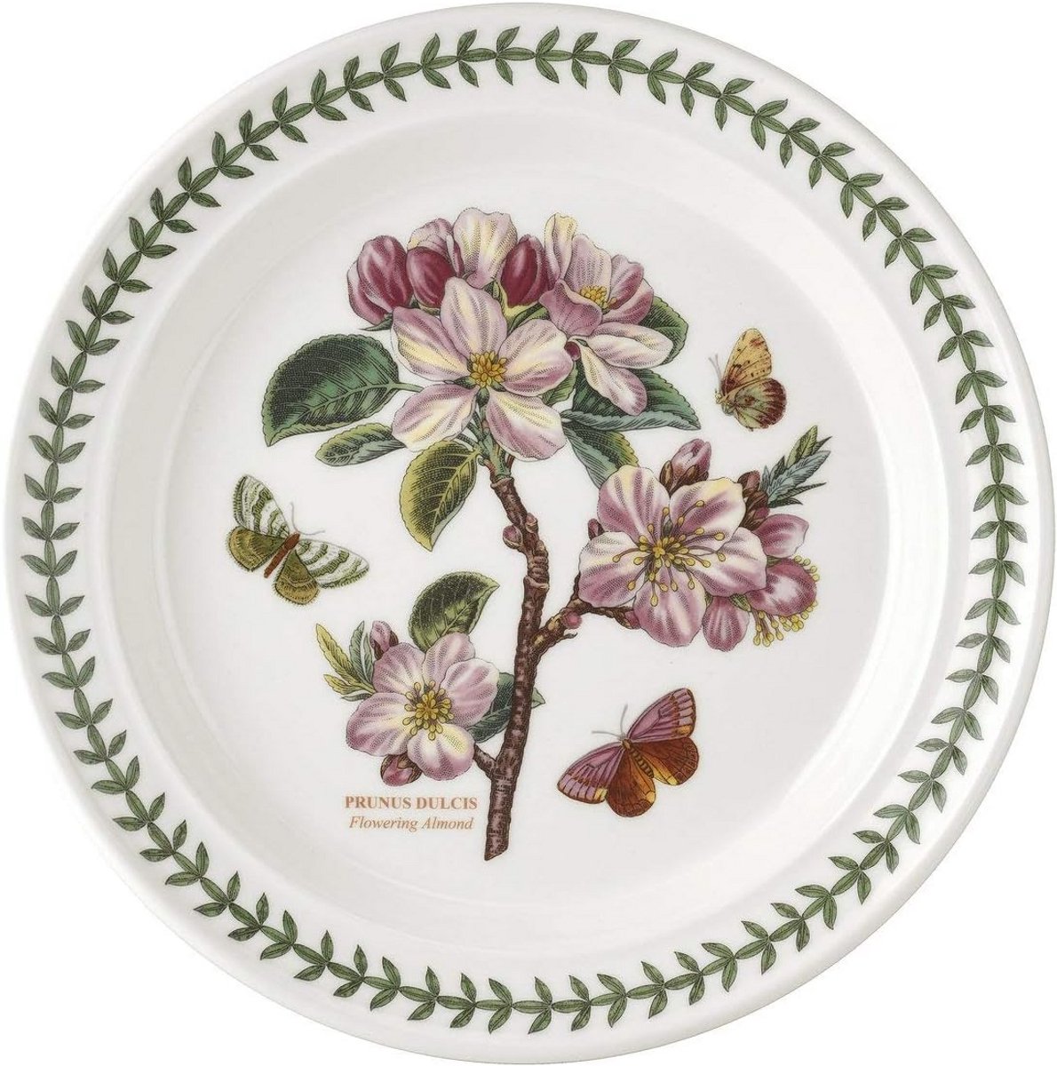 Set van 6 Dinerborden Keramiek - Bloemenprint - Vaatwasser- & Magnetronbestendig
