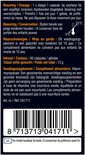 Achterkant van de verpakking met informatie en barcode voor Lucovitaal Vitamine D3.