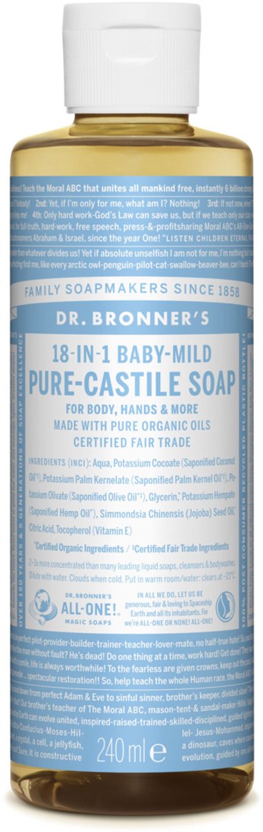 Dr. Bonner's - Vloeibare Zeep Baby Mild