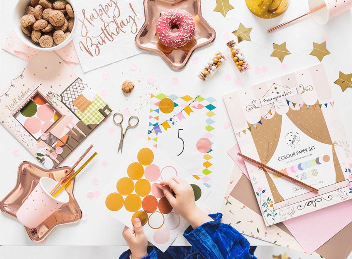 Gekleurd Knutselpapier Pastel (34 vellen) — cadeau in Hobby - foto 7