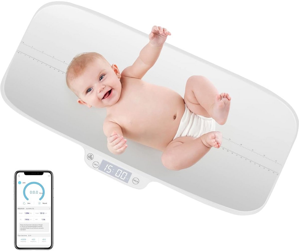 Slimme Digitale Babyweegschaal met LED-Display en App-Connectiviteit