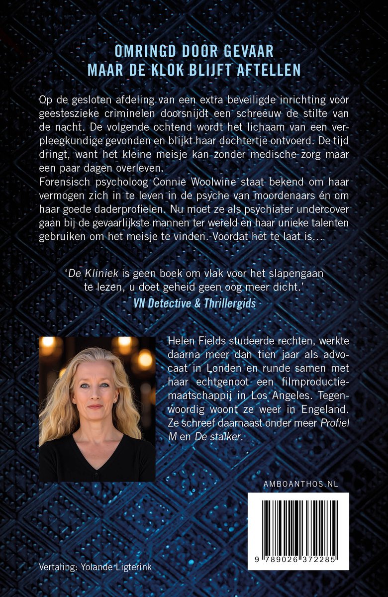 Connie Woolwine - De Kliniek - back cover