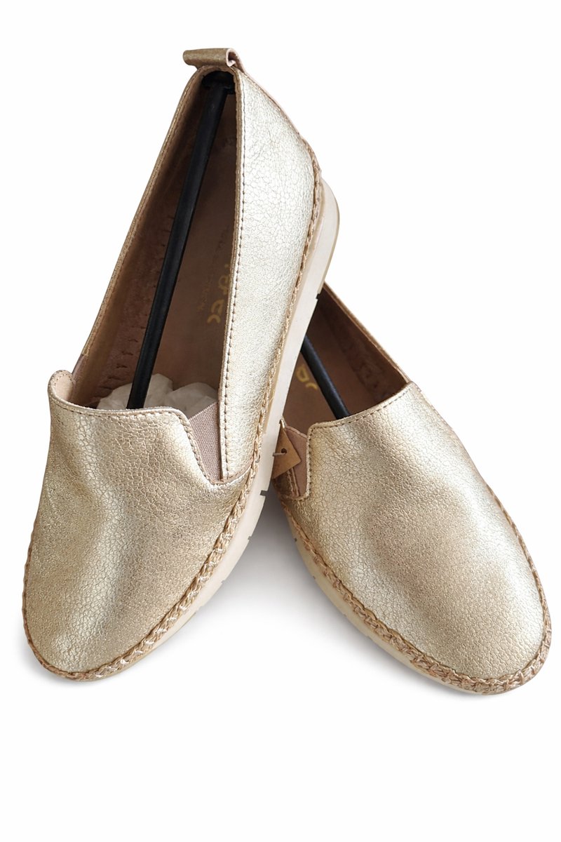 Loafer instapper Flex Fusion platino goud maat 39