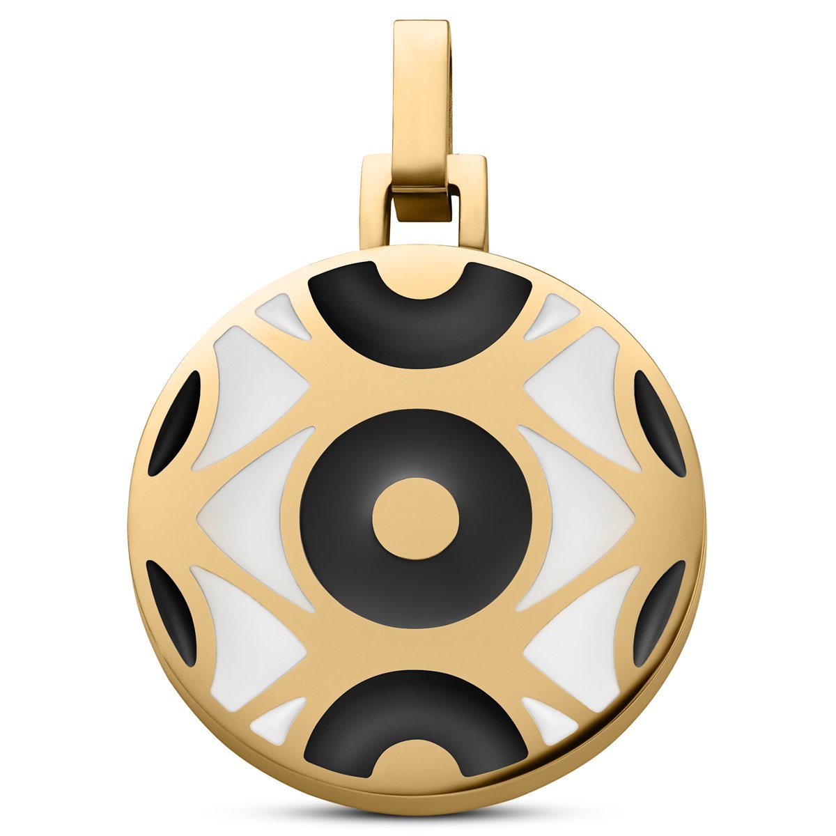 Evil Eye | Goudkleurige Cirkel Hanger