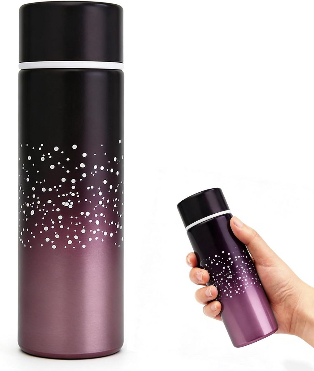 Compacte Mini Thermosfles 150 ml - Lekvrije Dubbelwandige Isolatie voor Onderweg