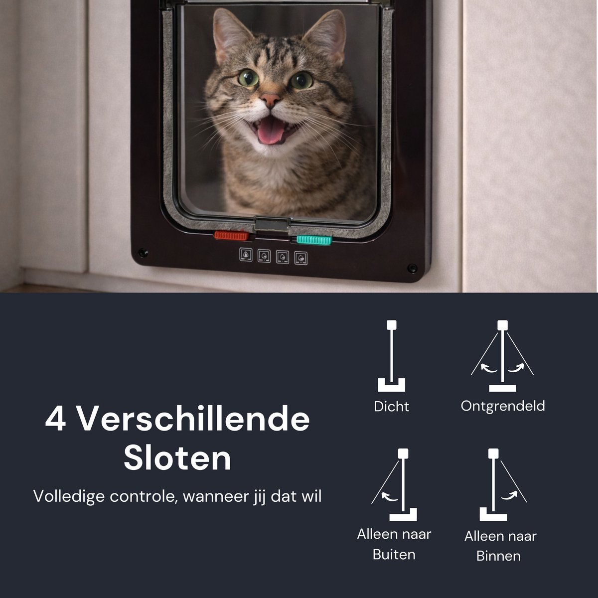 LG AnimalAesthetics Kattenluik met Tunnel - Zwart thumbnail 2
