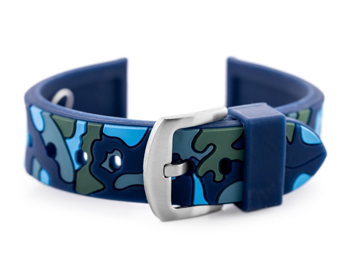 Pacific U13 Serie - Horlogebandje - Granat-Moro - 24mm