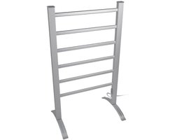 VH Supplies®Elektrisch Droogrek - Verwarmd Droogrek - Wasrek - 6 Stangen - 90 x 35 x 53 cm