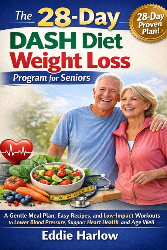 The 28-Day DASH Diet Weight Loss Program for Seniors - cover