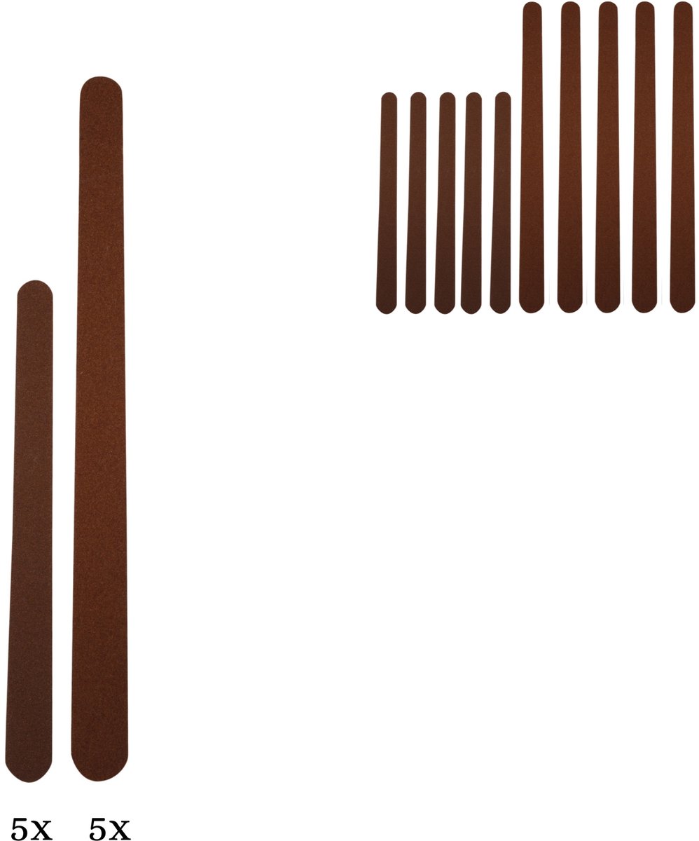 Bealive Brand ® Nagelvijl - 10 stuks - Dubbelzijdig - 2 verschillende maten - Voor elke nagelsoort