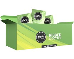 EXS Ribbed and Dotted 144 condooms