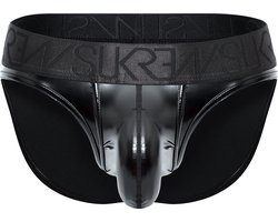 SUKREW FETISH Wet Look Classic Brief - MAAT XL - Heren Ondergoed - Slip voor Man - Mannen Brief