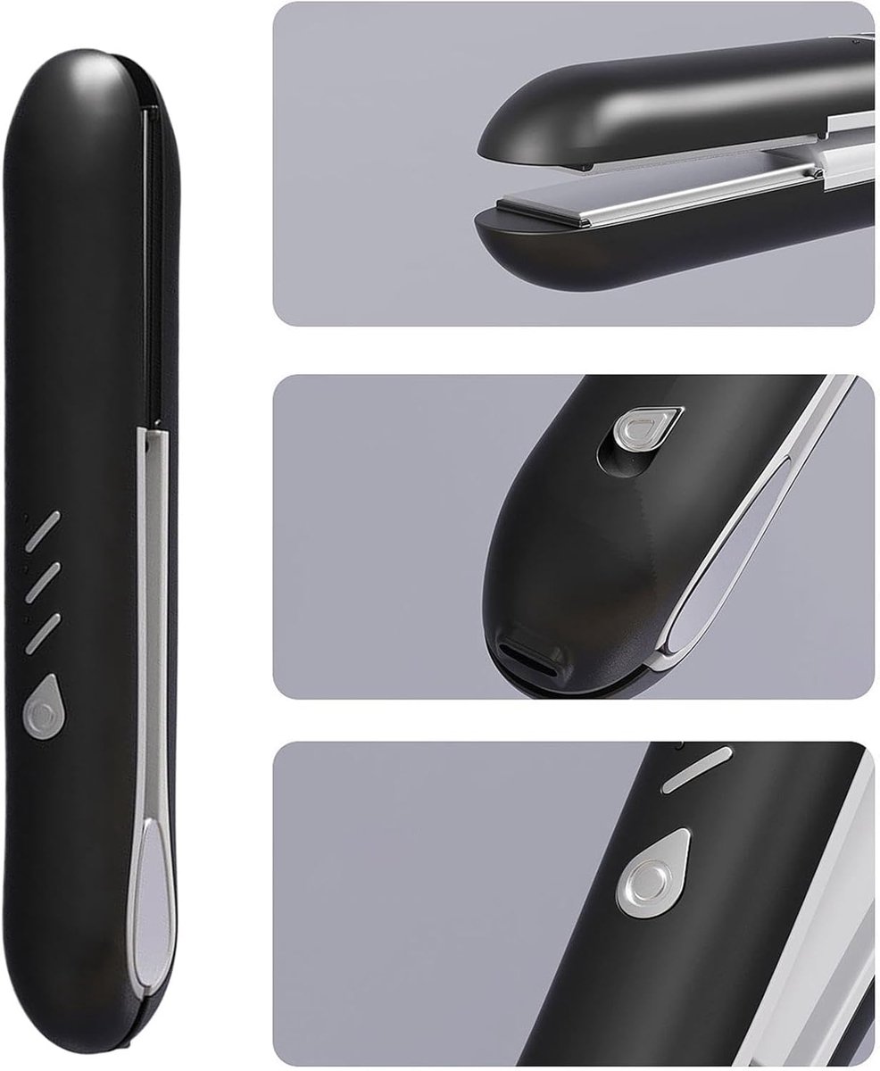 Zouma Draadloze Stijltang Oplaadbaar en Draagbaar voor Reis - afbeelding 2