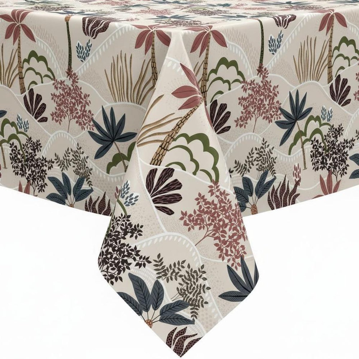 Protecttable - Tafelzeil Bomen en Planten 140x250cm - Tafelkleed Afwasbaar - Kunststof