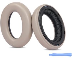 SBG Oorkussens Geschikt voor Sennheiser Momentum 4.0 - Vervangende Koptelefoon Hoofdkussens - Hoofdtelefoon Vervanging - Beige