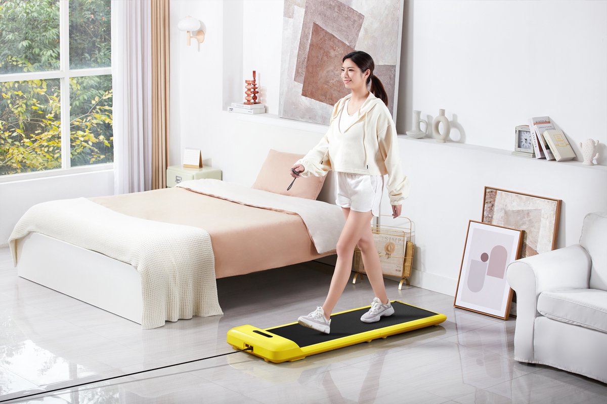 WalkingPad C2 Inklapbare Loopband Geel 6 km/h - afbeelding 2