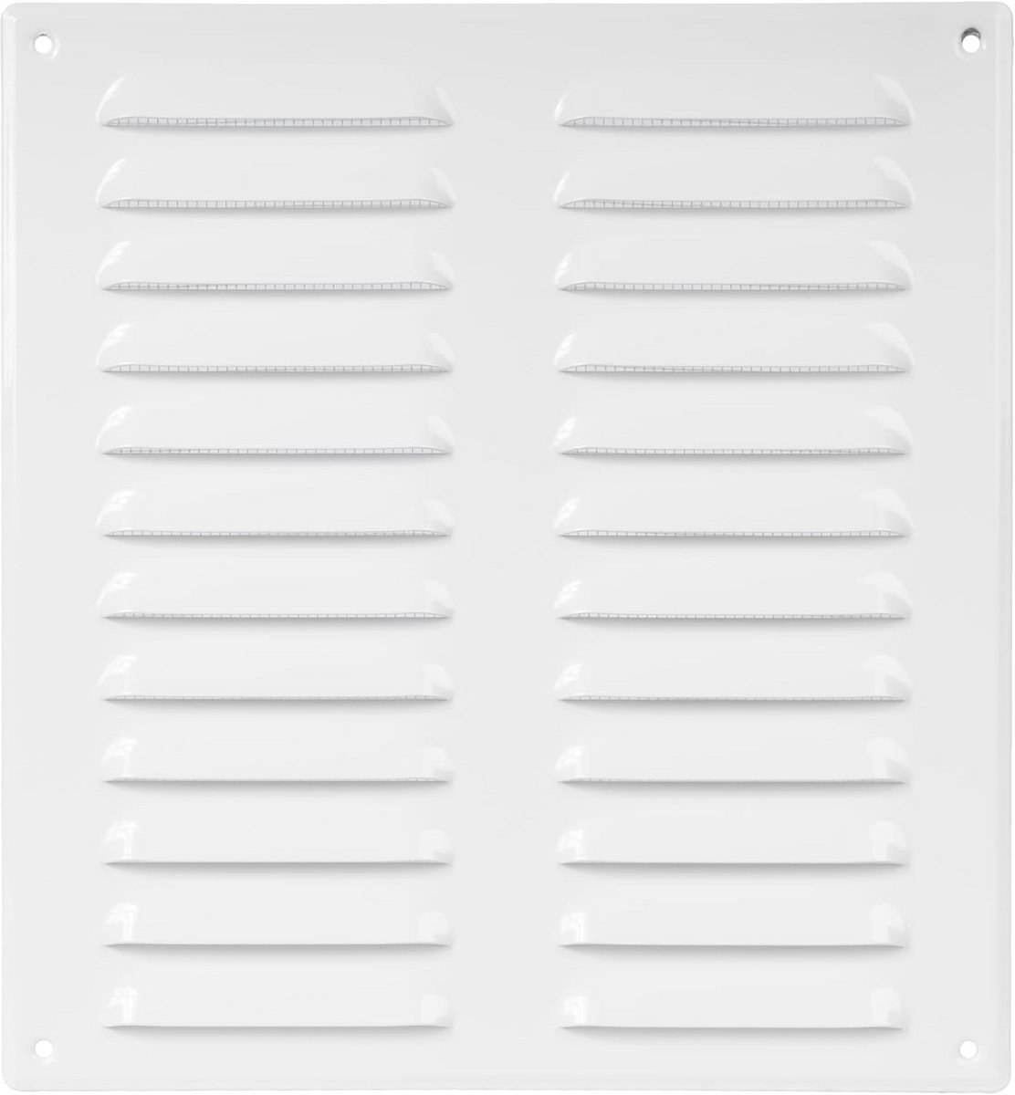 Luchtrooster met Insectenbescherming voor HVAC - Ideaal voor Plafond en Zijwand (26 x 28 cm, Wit)