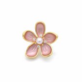 Victoria Valenza broche - Appelbloesem - Zirkonia - 2,6 cm