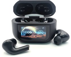 EISENZ EZ-EH005 Draadloze Bluetooth Oordopjes met LED Display & ANC – HiFi Geluid – IPX4 Waterbestendig – Touch Control – Oplaadcase – Zwart