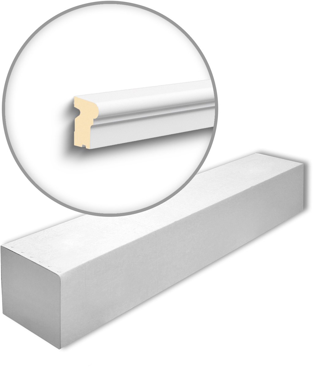 NMC FA14-box DOMOSTYL Noel Marquet 1 doos 7 stukken Raamrichel Gevel profiel tijdeloos klassieke stijl wit | 14 m