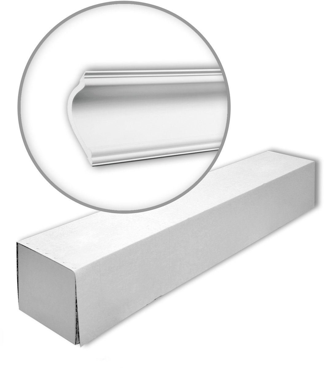 Profhome 150180 1 doos 8 stukken Kroonlijst 16 m