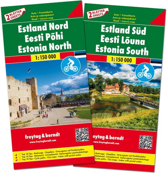 F&B Estland Noord en Zuid 2-kaartenset - cover