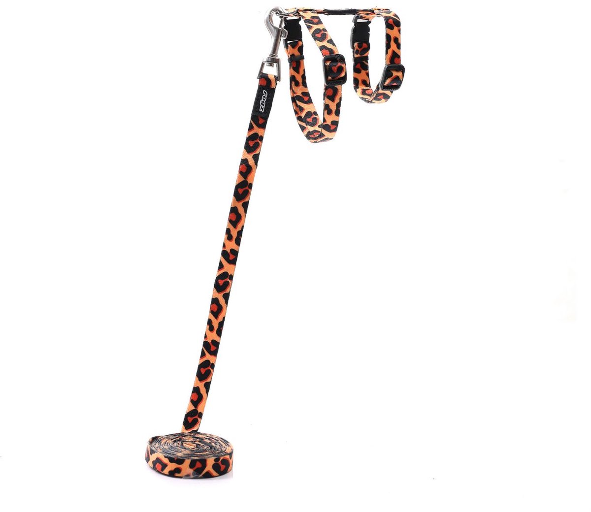 Rogz Fusioncat Tuig En Lijn - Kattentuig - Leopard Xs