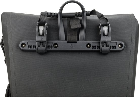 Craved Enkele Fietstas Linea - 28L - Geschikt voor E-Bikes - Zwart - 100% Waterdicht - Met schouderband van Craved — afbeelding 5