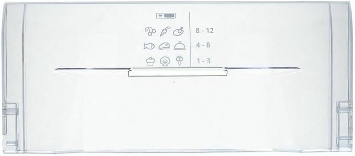 Vriesklep - Koelkastdeur - Vriesvak Reparatie - Directe Pasvorm - 3.5x43.6x19 cm - Transparant