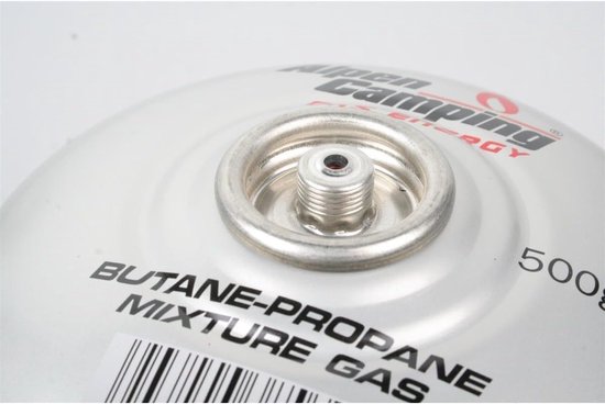 Gaspatronen Set - Butaan Propaan Mix - Kamperen Koken - Veilige Ventielsluiting - 500 gram per stuk — afbeelding 3