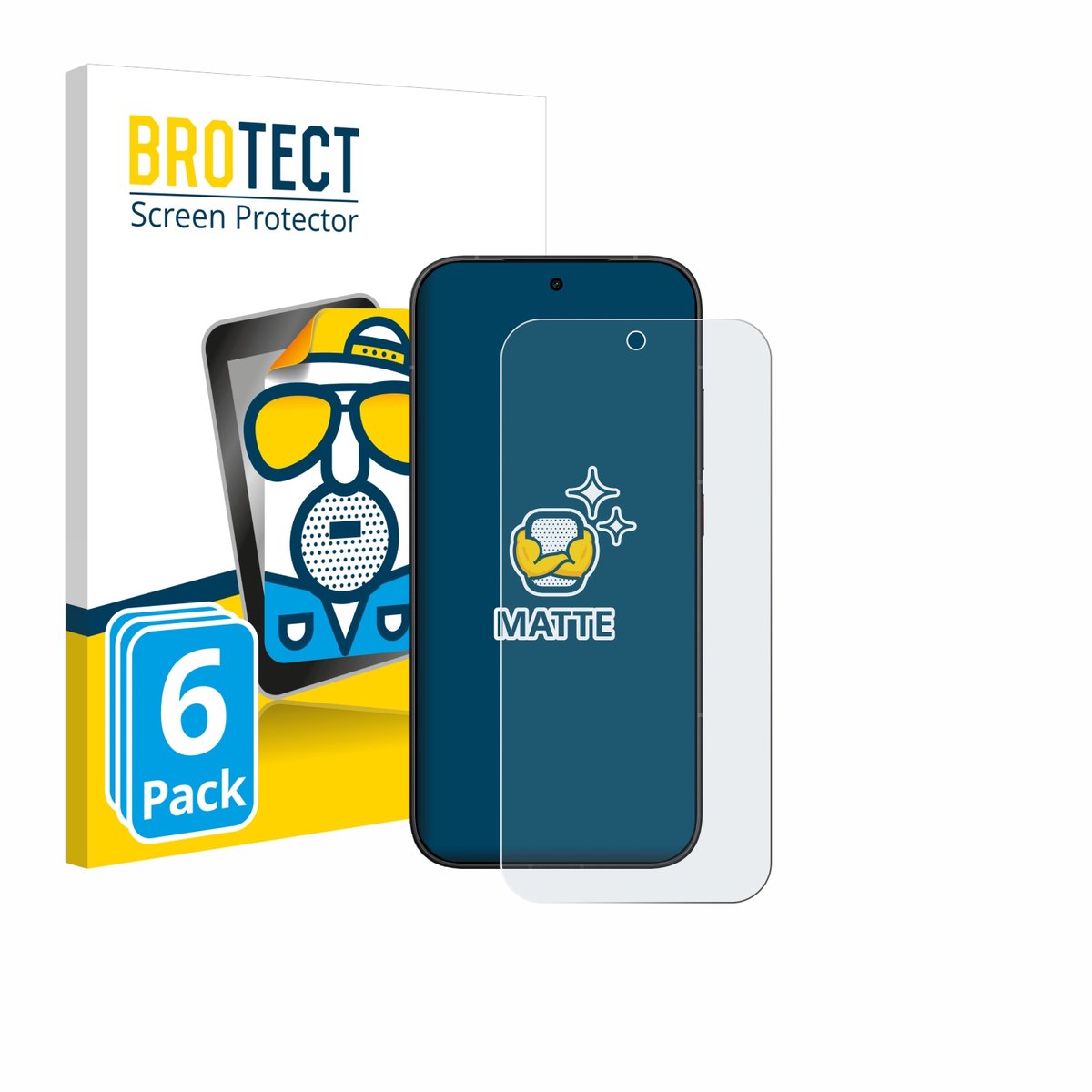 BROTECT - Screenprotector voor Xiaomi Poco X8 Pro - Folie Beschermfolie matte 6 Stuks
