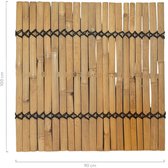Masters of Bamboo® Bamboe Schutting Budget - 90 x 100 cm - Naturel - Tuinscherm / Bamboe scherm / Balkonscherm