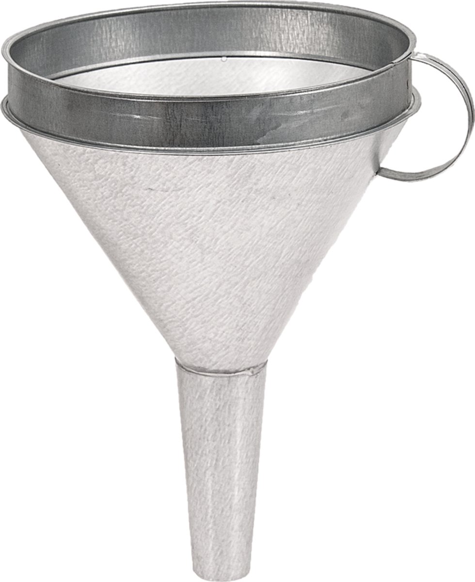 Agtech Granit Parts Germany - Grote Metalen Trechter - Diameter 23 cm - Verzinkt Staal - Extra Sterk