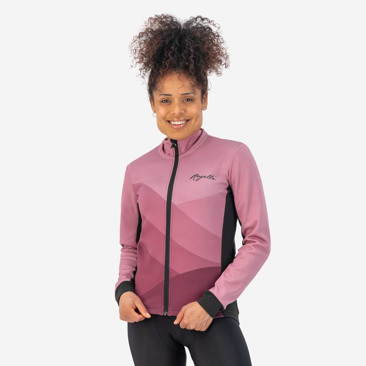 Rogelli Farah Dames Fietsjack Winter - Winddicht - Roze