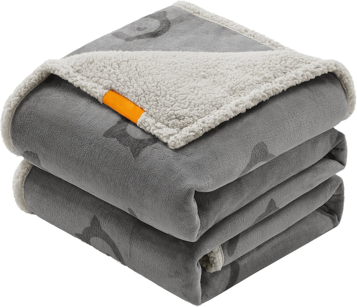 Feandrea - Hondendeken - Waterdichte Hondendeken - Sherpa Fleece - Wasbaar en Dubbelzijdige Bankbeschermer