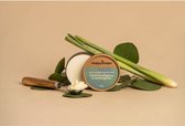 HappySoaps Natuurlijke Deodorant - Fresh Eucalyptus & Lemongrass - Energieke Geurexplosie - 100% Plasticvrij, Vegan & Natuurlijk - 50gr