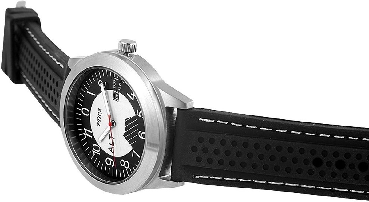 FLAIR Herenhorloge van echt leer 200721000003 Flair herenhorloge met echte leren band