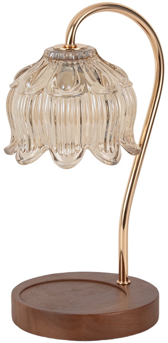 Verwarmingslamp met kaarslicht - Candle Warmer - Tafellamp - Vlamloze aromatherapie kaarss