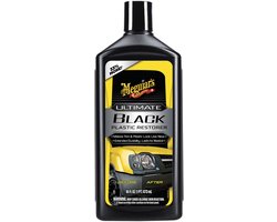 Meguiar's Ultimate Black Restorer – Voor rubber en kunststof - Herstelt kleur en glans – UV-bescherming – Droogt Snel - 473ml