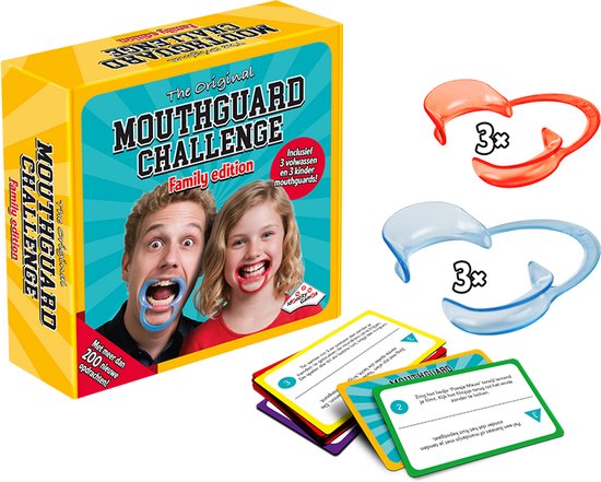Mouthguard Challenge Familie Editie - Partyspel - Inclusief mondklemmen