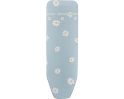Leifheit Strijkplankovertrek - Cotton Classic - S/M - lichtblauw/bloemen