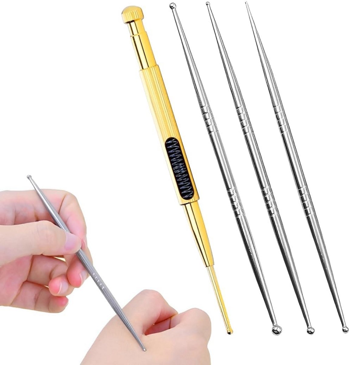Acupressuur Pen Set met Dubbele Probe voor Triggerpoints en Pijnbestrijding