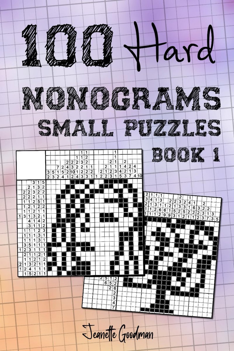 100 Moeilijke Nonogrammen Puzzelboek - Kleine Logische Uitdagingen