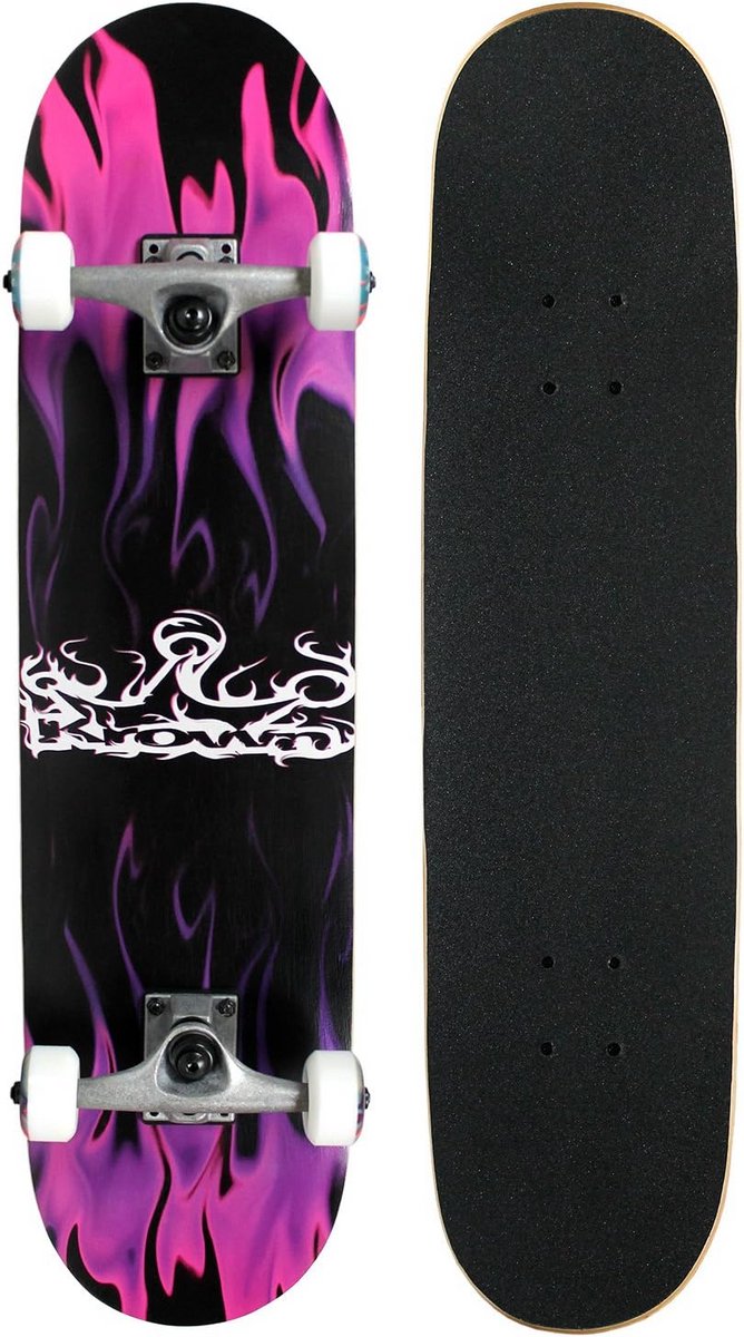Compleet Skateboard voor Beginners en Junioren Rood