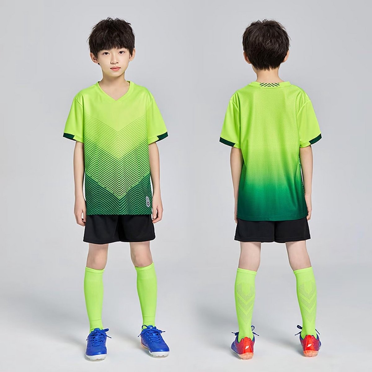Voetbaltenue Kinderen Jongens - Complete Sportset Shirt en Broek