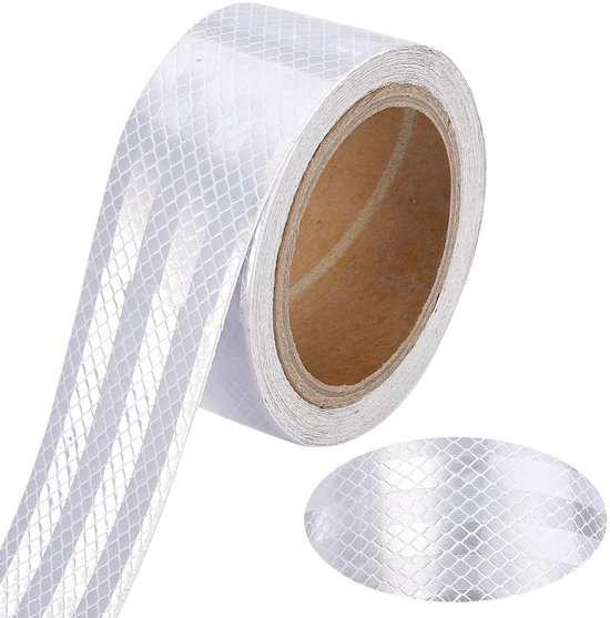 Famanu Reflecterende Tape Wit 10 M X 5 Cm Zelfklevend Waterdicht 