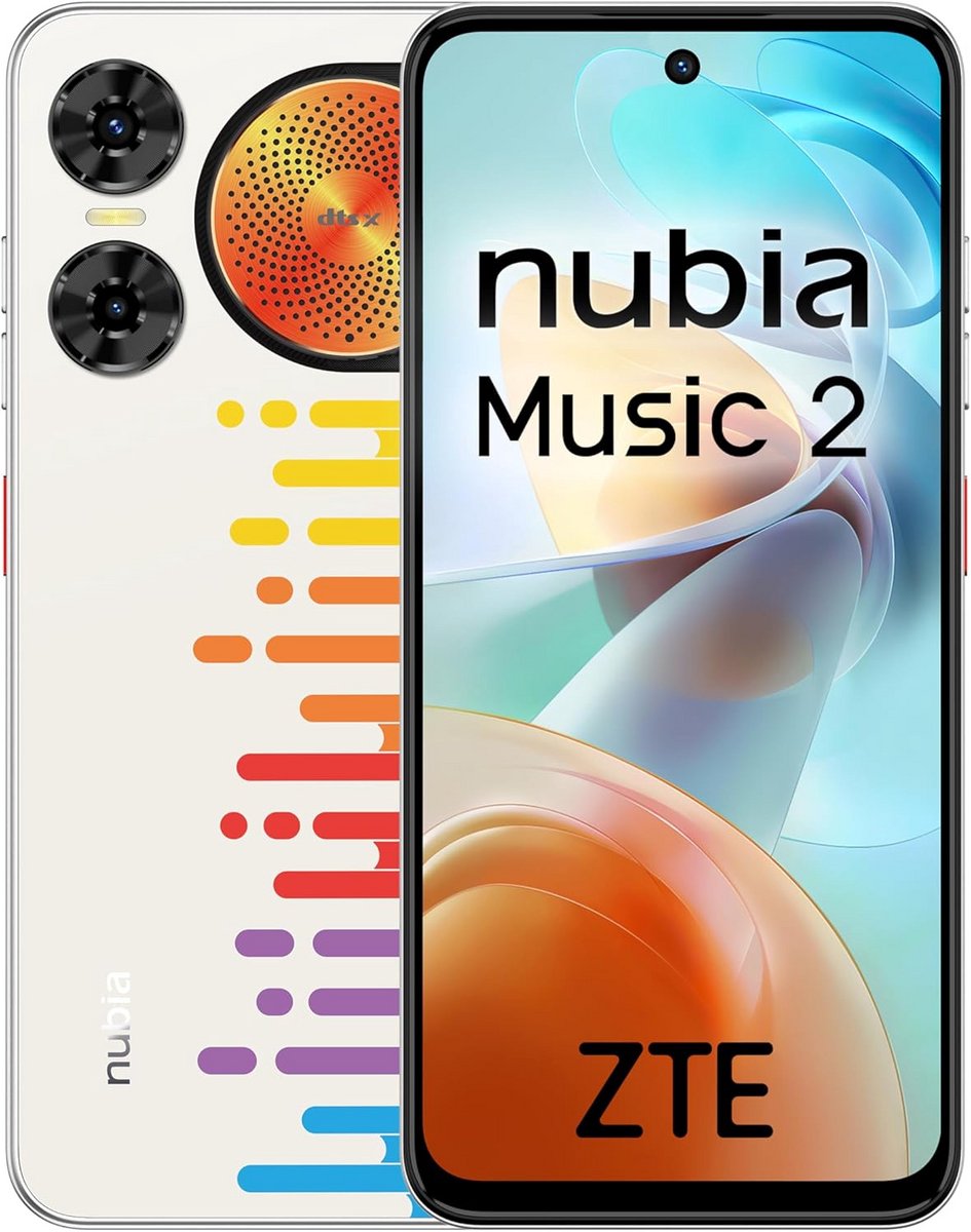 Smartphone 4GB/128GB met Krachtige 95dB Speaker, LED Licht, 6.7" 120Hz HD+ Scherm en 50MP AI Camera